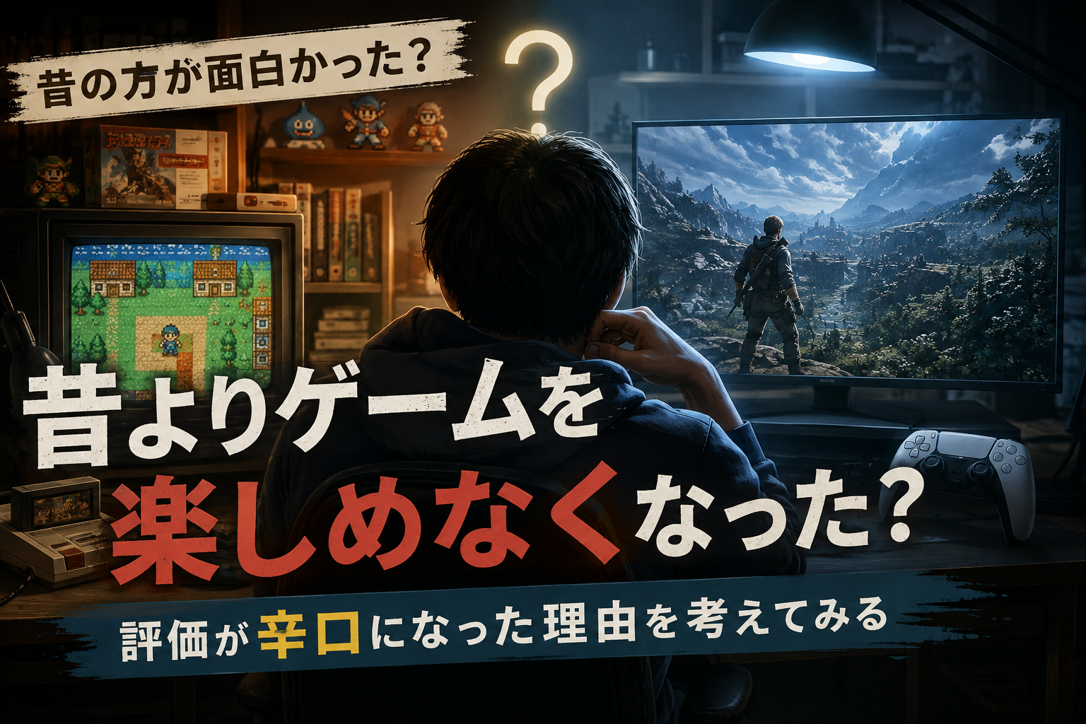 「昔よりゲームを楽しめなくなった？」評価が辛口になった理由を考えてみる