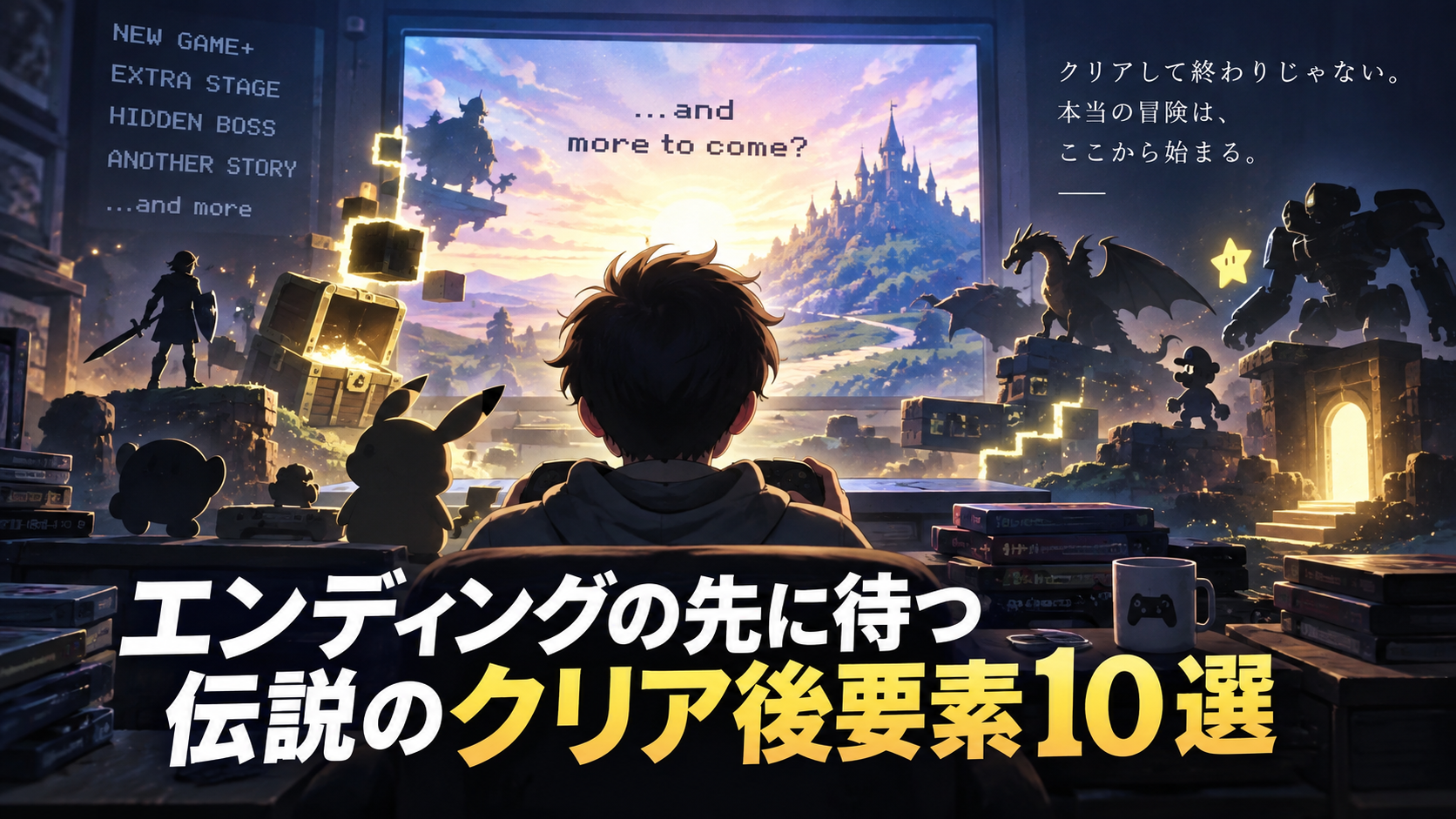 【ゲームの隠し要素】クリアしたと思ったらまだ終わってない！本編以上に衝撃だったクリア後要素10選