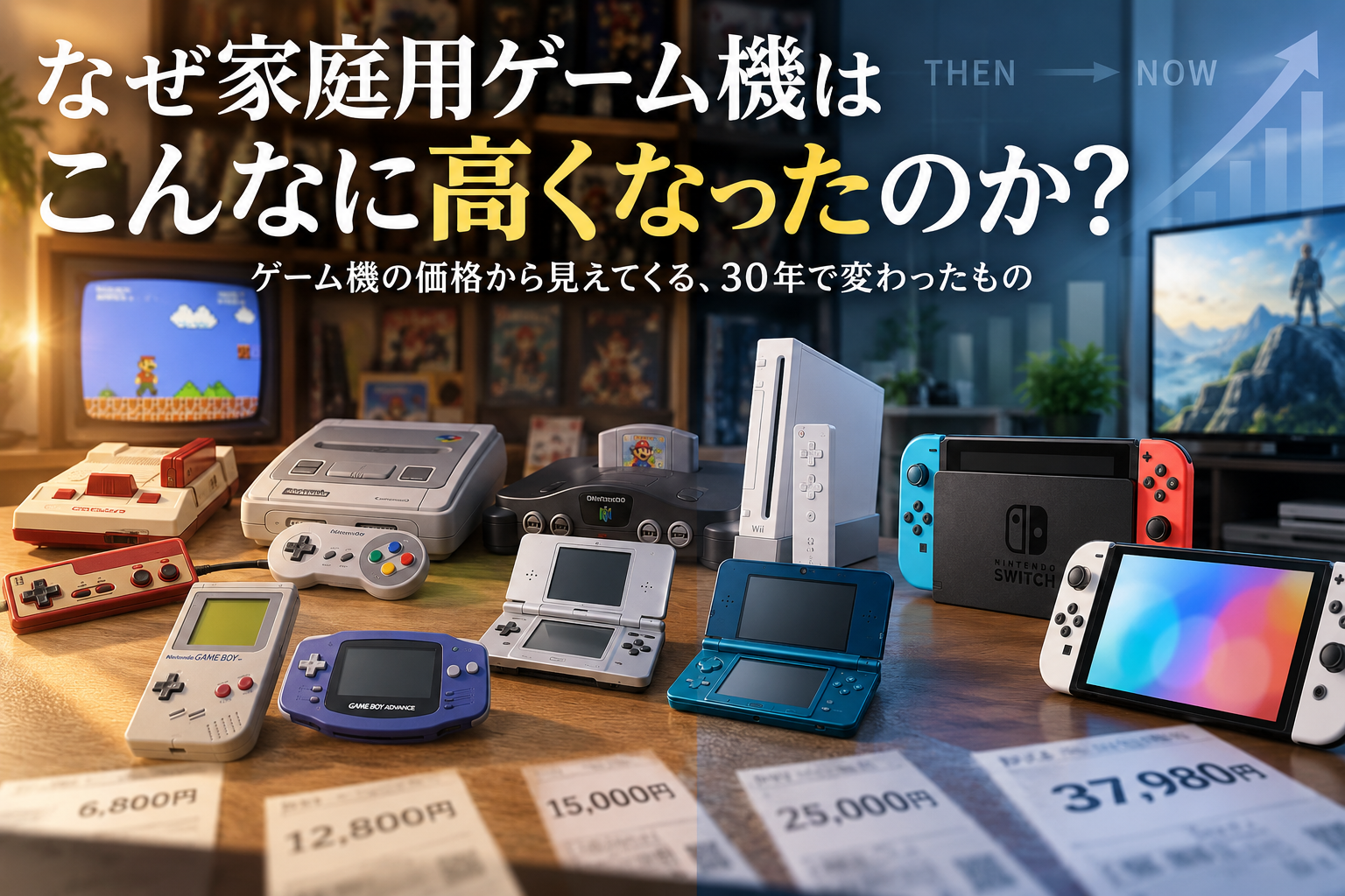 【家庭用ゲーム機はなぜ高い？】昔は1万円以下も当たり前だったのに…価格の常識が変わった理由