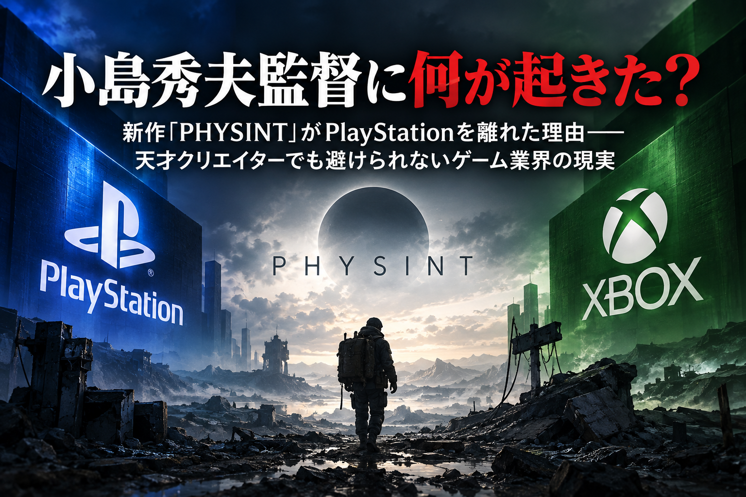 【小島秀夫監督に何が起きた？】新作「PHYSINT」がPlayStationを離れた理由――天才クリエイターでも避けられないゲーム業界の現実