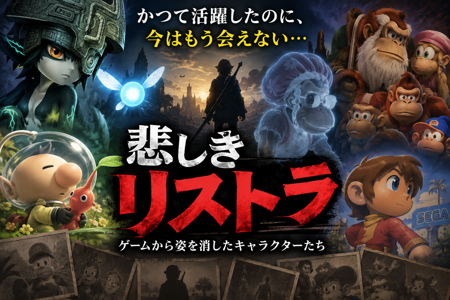 【悲しきリストラ】続編でいつの間にか消えたゲームキャラ10選